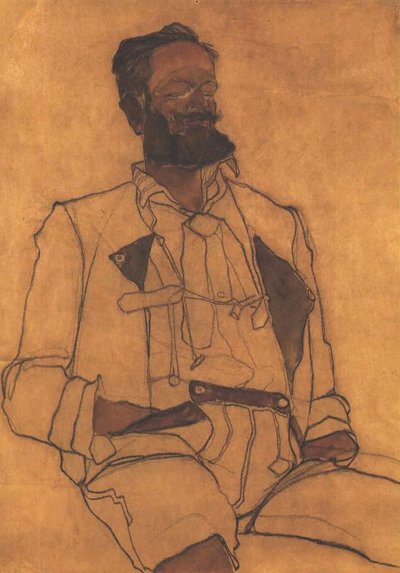 Retrato de um cavalheiro de Egon Schiele